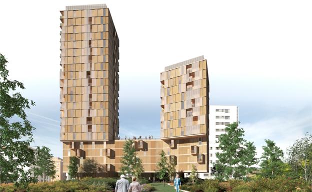 El Ayuntamiento ve «desproporcionado» el proyecto de dos torres en Riberas de Loiola