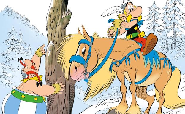 Astérix y Obélix, tras las huellas del Grifo (Editorial Anaya)