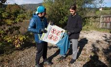 Recogida de basura marina en Jaizubia