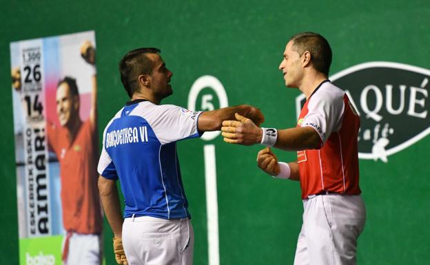 Llenazo para despedir a Aimar Olaizola en el Beotibar