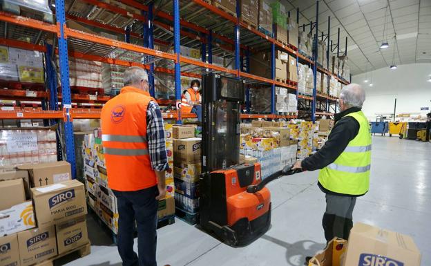 El Banco de Alimentos de Gipuzkoa ofrecerá más de 45.000 kilos de comida para los más desfavorecidos