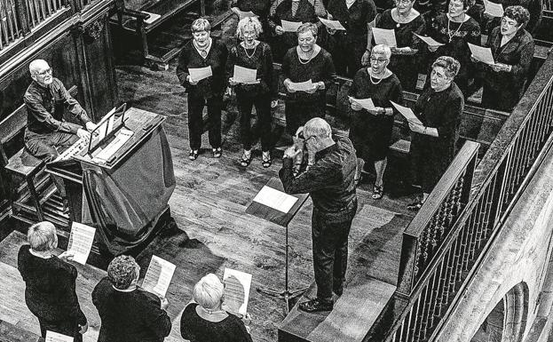Cien años de la refundación del coro Salbatore, la «catedral de voces» de Getaria