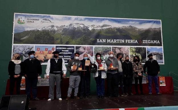 La alavesa La Leze se lleva la txapela del certamen de quesos de Aizkorri y Urbia