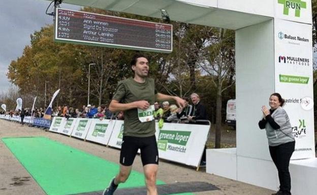 Tom Dumoulin se apunta al running y acaba segundo en una carrera de 10 kilómetros