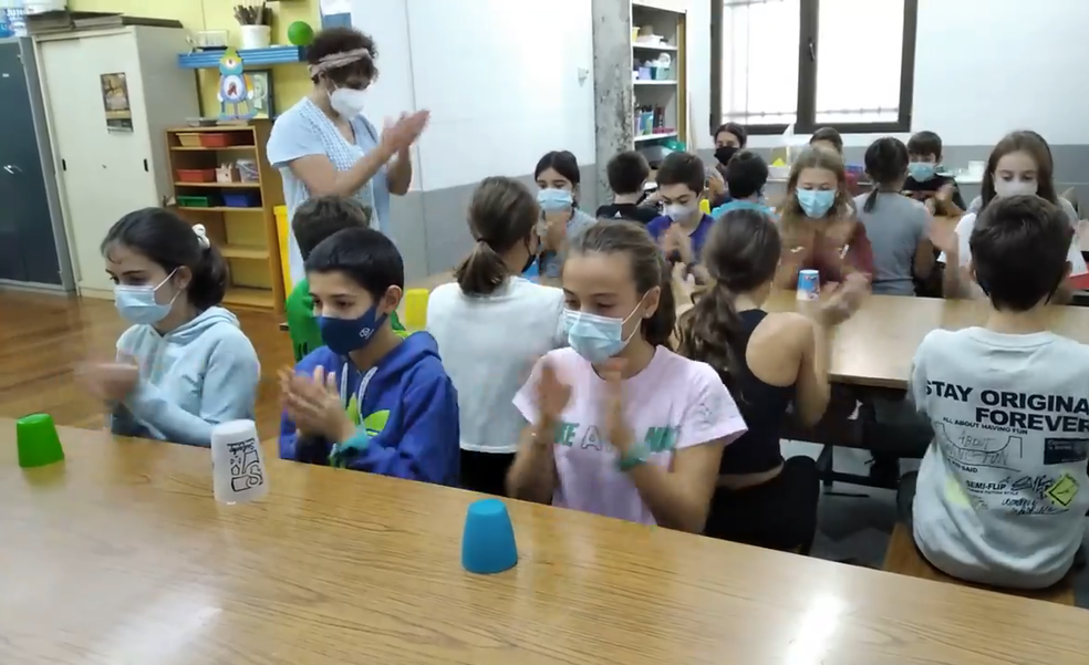 La original y divertida coreografía de los alumnos de La Salle Eibar