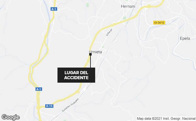 Un accidente múltiple en Urnieta ha causado retenciones en la A-15
