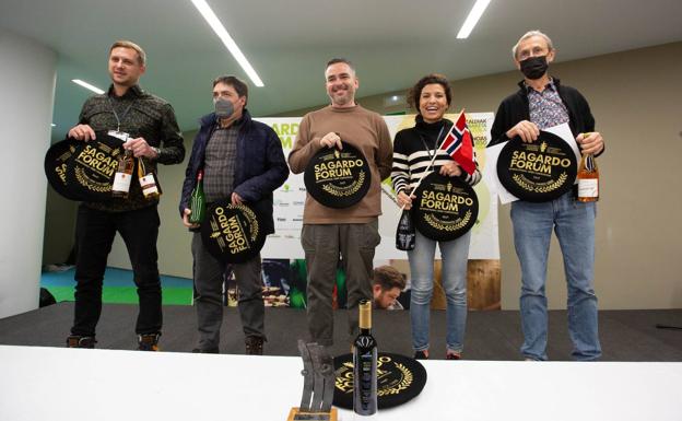 Oiharte sagardotegia gana en el III Concurso de Sidra Internacional del Sagardo