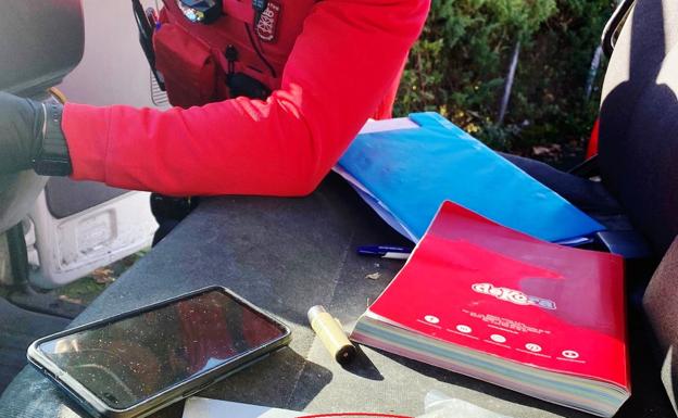 Detenido un camionero en Bera por esnifar speed mientras conducía