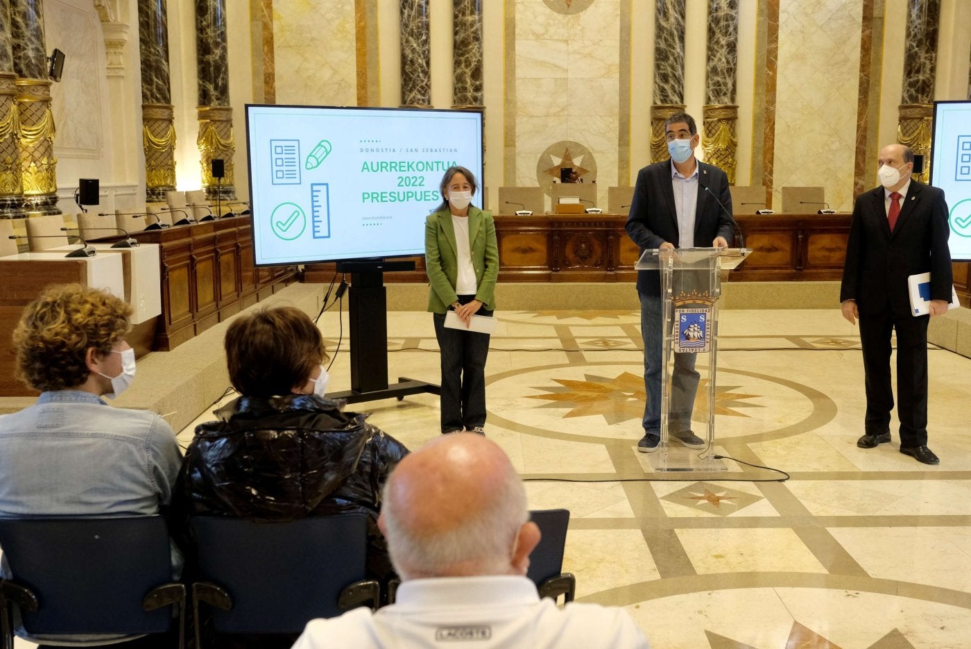 EH Bildu y Elkarrkin Donostia enmiendan a la totalidad los Presupuestos municipales
