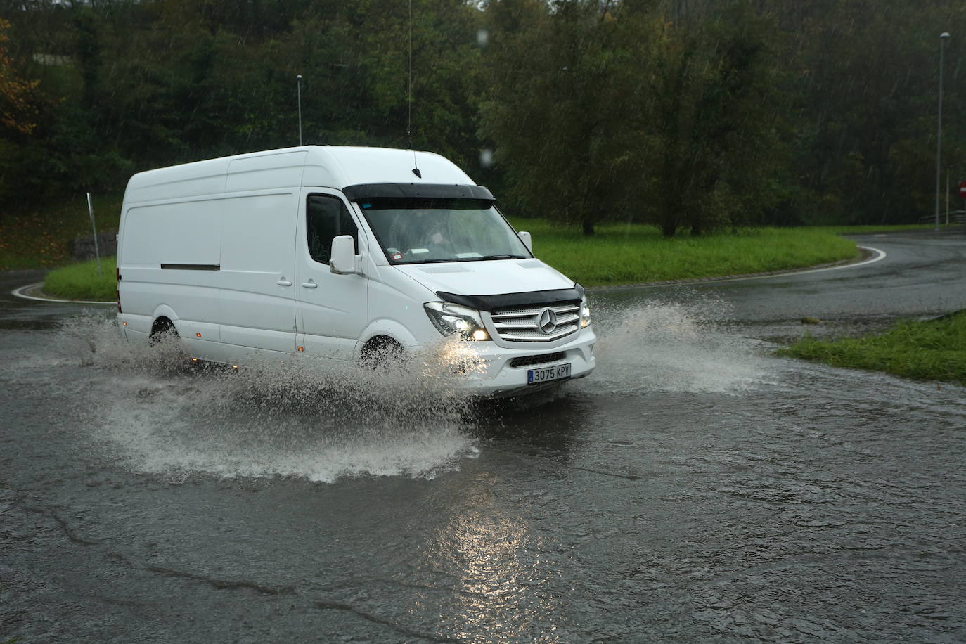 Jornada de lluvias intensas en Gipuzkoa