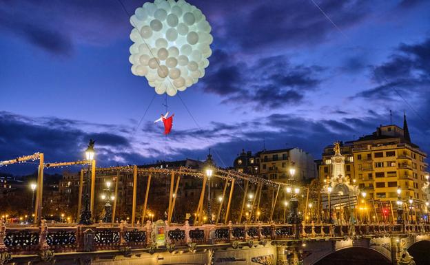 Luces navideñas en San Sebastián para alumbrar la esperanza