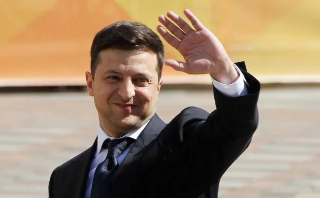 The President of Ukraine, Volodymyr Zelensky. 