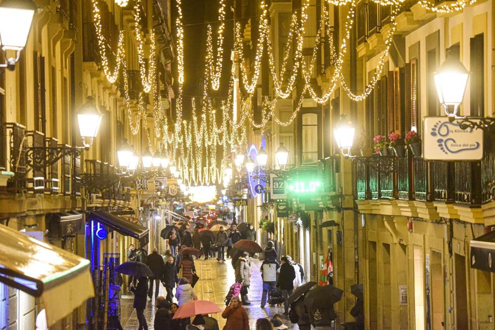 La magia luminosa de la Navidad