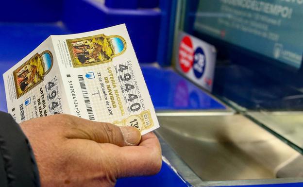 Cada guipuzcoano gastará este año más de 60 euros en lotería de Navidad