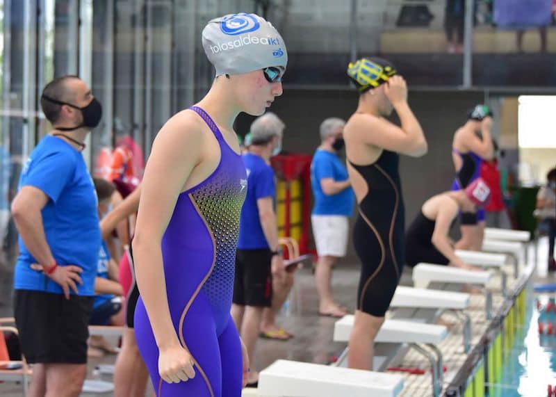Nahia Garrido pulveriza la marca nacional de 14 años en 200 espalda