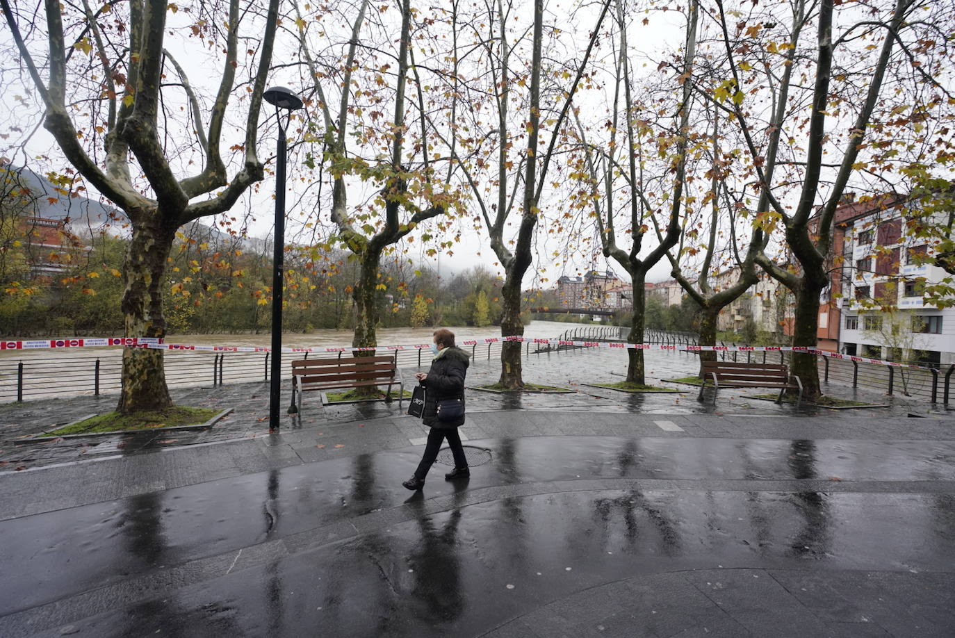 Desbordamientos puntuales en Gipuzkoa