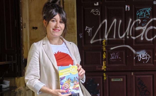 Jasone Osorok 'Go!azen' bildumarako idatzi dituen lau liburuak, entzungai