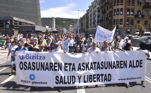 Convocan en Donostia una manifestación contra el «Apartheid» que supone el pasaporte Covid
