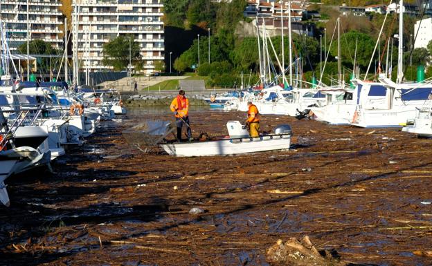 El temporal en Gipuzkoa deja más de 151 toneladas de residuos en las playas