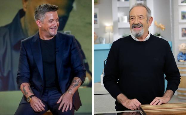 Karlos Arguiñano, inesperado entrenador de Alejandro Sanz