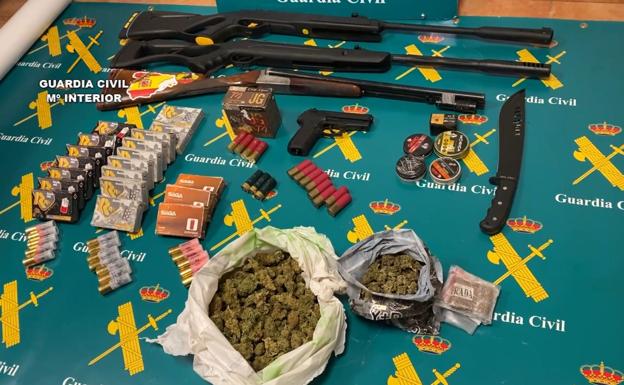 Detenido por disparar a quien se acercaba a su plantación de marihuana