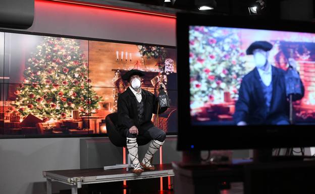 Olentzero: «Os estáis portando muy bien en estos días de pandemia»