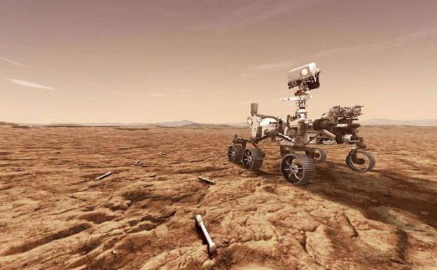 Primeros resultados de las investigaciones sobre la composición de la base del cráter Jezero de Marte