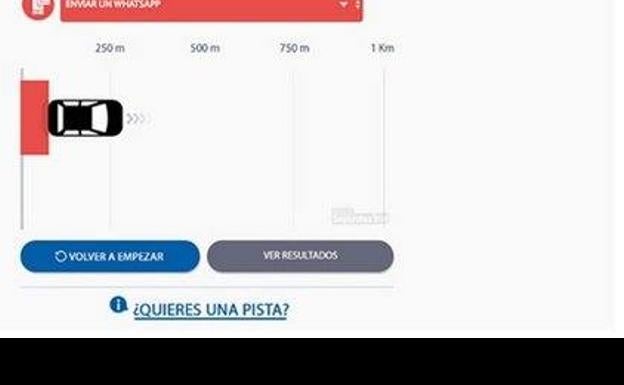 La DGT te reta a comprobar con un juego cómo te distraes con el móvil