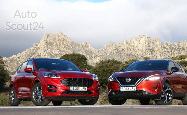 Nissan Qashqai vs. Ford Kuga: enfrentamos a dos SUV con etiqueta Eco