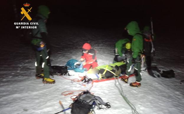 Rescatado un montañero de Barakaldo tras sufrir un accidente en el Pirineo