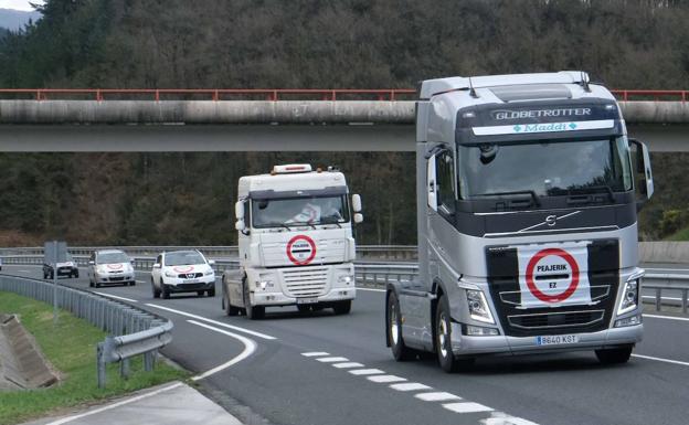 Fenadismer estudia denunciar el nuevo peaje para camiones de la N-I y A-15 en Gipuzkoa