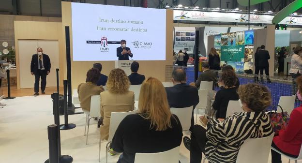 El proyecto turístico 'Irun, destino romano' se da a conocer en Fitur