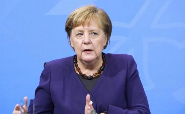 Former German Chancellor Angela Merkel. 