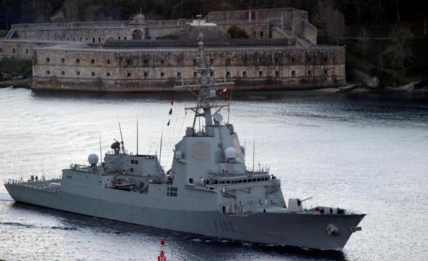 Spanish frigate 'Blas de Lezo'. 