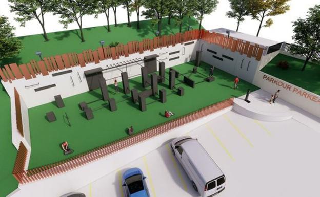 Parkour en Obenerreka para verano