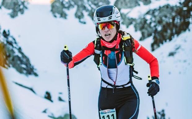 Igone Campos logra el tercer puesto en la Copa de España de esquí de montaña