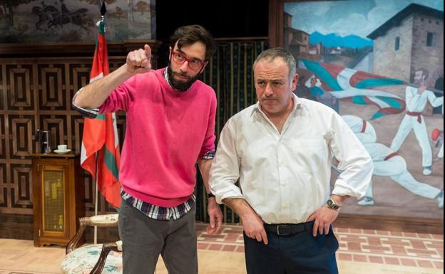 Iker Galartza y Zuhaitz Gurrutxaga protagonizan 'Lehendakari gaia'en el Principal