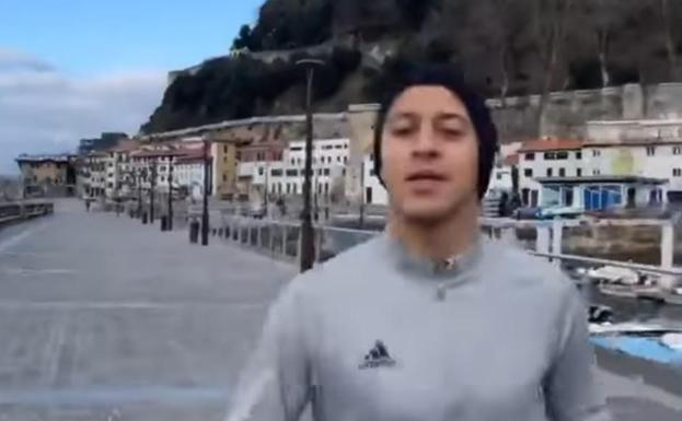 Thiago Alcántara, de visita en Donostia a Rafinha, su hermano