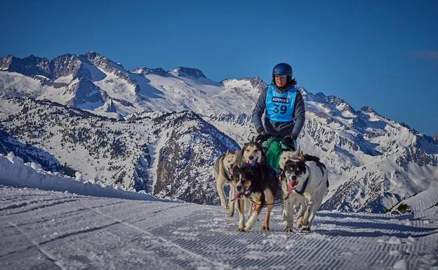 Edurne Pasaban debuta en mushing
