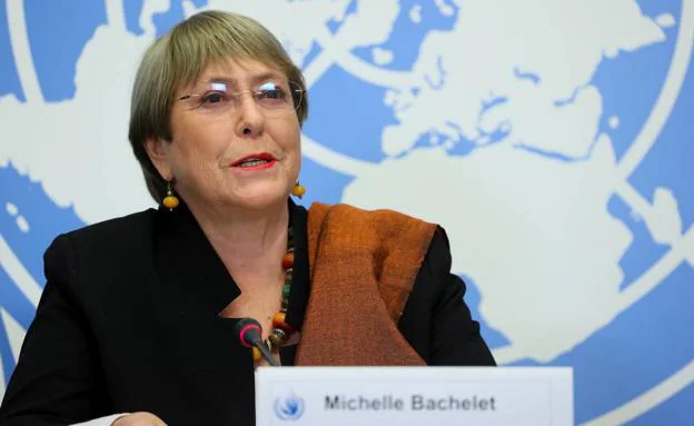 The UN High Representative for Human Rights, Michelle Bachelet. 