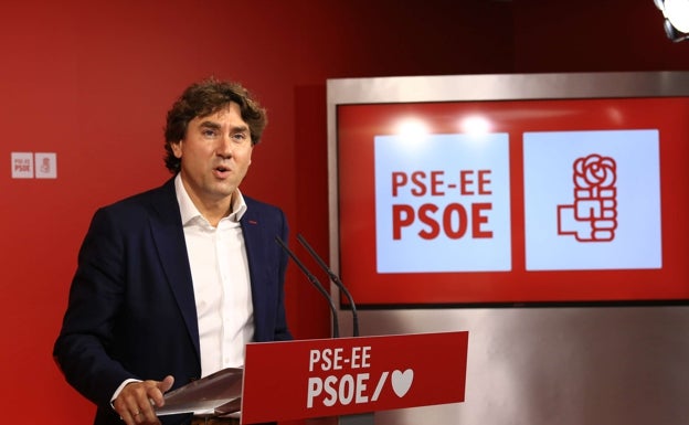 Andueza llama «irresponsable» al PNV por «ponerse de lado» con la reforma laboral