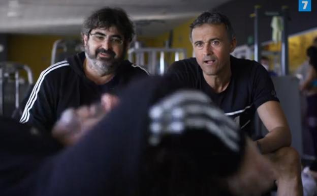 Jordi Évole sufre con Luis Enrique, y con su doble