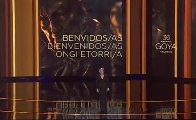 Los Goya se confunden al dar la bienvenida en euskera