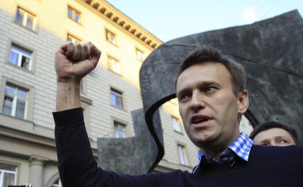 Alexei Navalni, a Russian lawyer and opposition leader, a few days after being released from his arrest in 2012.