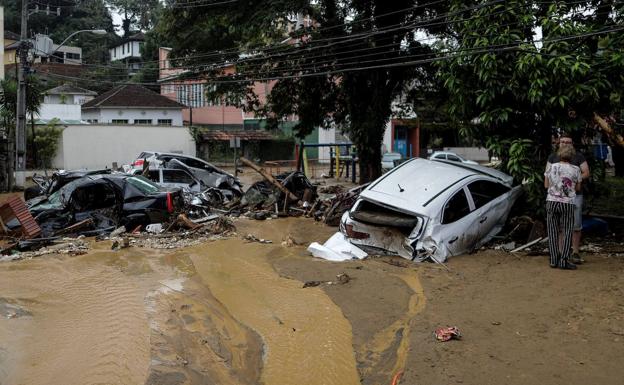 Las fuertes lluvias dejan más de un centenar de muertos en Brasil
