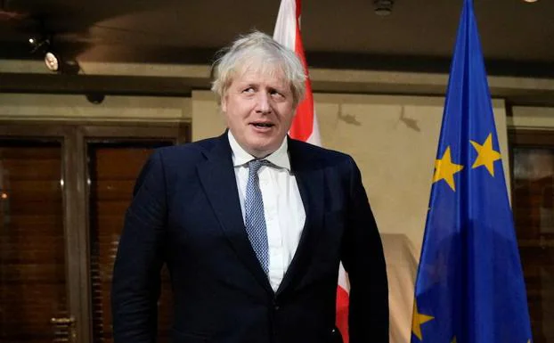 Boris Johnson, on Saturday at the Munich conference.