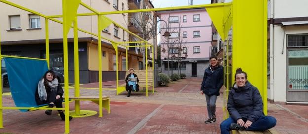 Esku-hartzea egin da Sagardo plazan eremu erakargarria sortzeko