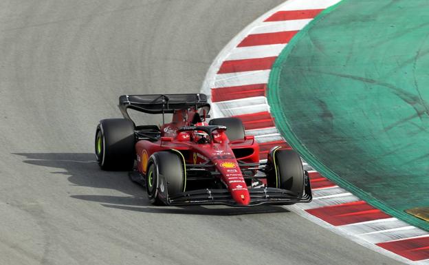 Charles Leclerc, el más rápido en el segundo día de test en Montmeló