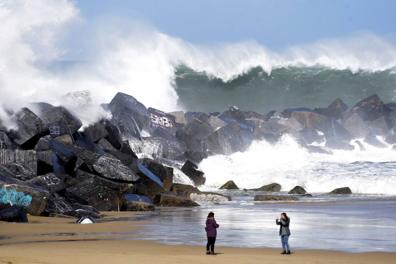 Seguridad da por acabado el aviso amarillo por temporal marítimo