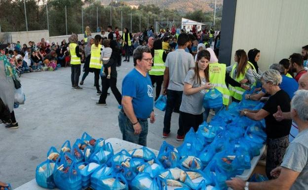 Recogida de alimentos en el Real Sociedad-Osasuna de mañana